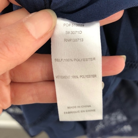 Doe & Roe Blue Floral Lace Trimmed A-Line Dress XS - Picture 7 of 7